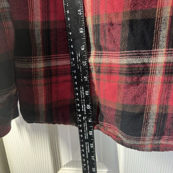 Legendary White Tails Flannel Shirt Women’s MD Red Black Check - Picture 12 of 15